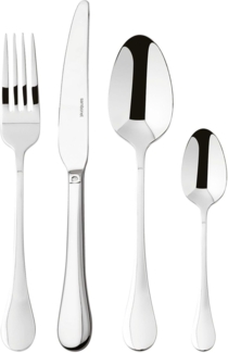 Rosenthal Sambonet 'Bloom' Besteck-Set, Edelstahl, Silber, 24