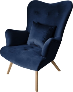 Sessel Hosul, Farbe: Magic Velvet 2216