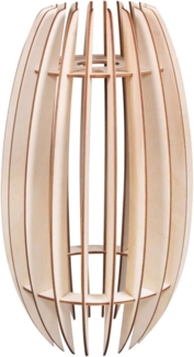 Holz Lamellenlampe Helsinki, FSCMixCred, 20x20x35cm, 22-tlg, Box...