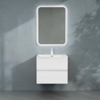 doporro Badmöbel-Set Badezimmermöbel Badezimmer Waschbecken Waschtisch Aqualis
