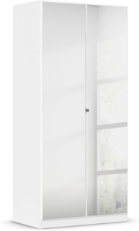 rauch Drehtürenschrank Reflect mit Spiegelfront, inkl. praktischer Inneneinteilung und Stoffboxen-Set