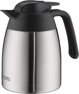 THERMOS THV 1,00l, Thermoskanne 1l, große Öffnung, spülmaschinenfest, Isolierkanne, Kaffeekanne, Teekanne, Kanne für 8 Tassen