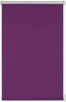 GARDINIA EASYFIX Rollo mit Thermo-Rückseite zum Klemmen oder Kleben, Verdunklungsrollo ohne Bohren, Hitzeschutz, Energiesparend, Lila, 60x150 cm (BxH)