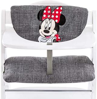 Hauck Hochstuhlauflage Luxe Minnie-Sitz-Kissen, grau