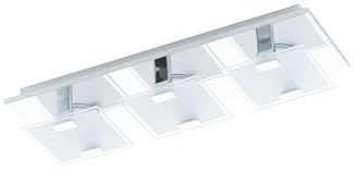 Eglo 93313 Wandleuchte/Deckenleuchte LED VICARO chrom, LED max. 3X2,5W
