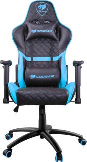 COUGAR Gaming Armor One Sky Blue PC-Gamingstuhl 120 kg Gepolsterter Sitz Gepolsterte Rückenlehne Universal Schwarz