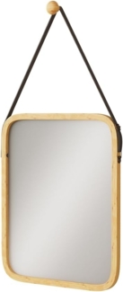 Spiegel Mirno Bambus 34 x 1.5 cm mit verstellbarem Gurt Vicco