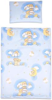 2-teiliges Baby Kinder Bettbezug 120x90 cm mit Kopfkissenbezug - Muster 4