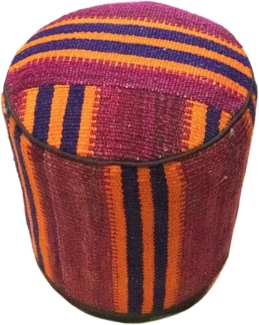Sonderform,XS / 80 cm Ø Rund & kleiner,Mehrfarbig,Patchwork,Schurwolle,Afghanistan