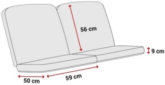 Angerer Hollywoodschaukel 2-Sitzer Comfort Schmetterling grau