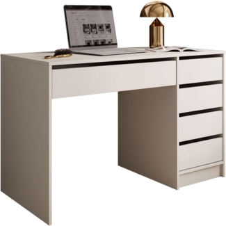 Lookway Schminktisch MADA MATT Schreibtisch mit Schubladen und matter Oberfläche (1x Schreibtisch), Breite: 120cm