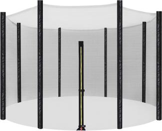 Songmics Sicherheitsnetz für Trampolin, für 8 Stangen, Ø366cm