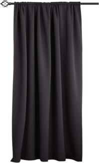 Woltu Gardine, (1 St), blickdicht, Blickdicht mit Kräuselband für Schiene, 250 g/m²