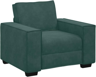 vidaXL Sessel Dunkelgrün 60 cm Samt 4105002