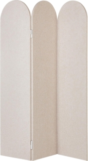 Akustik Raumteiler 3-teilig SLIMMY Beige 120 cm 160 cm