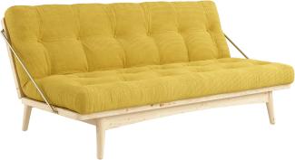 KARUP DESIGN FOLK Schlafsofa Cord Gestell Natur Matratze Honey