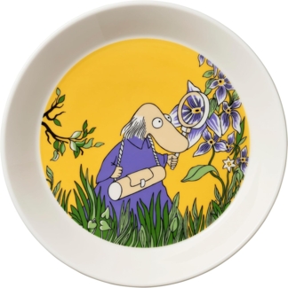 Arabia Moomin Teller 19cm Hemulen yellow