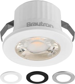 LED Minispot 3W klein Einbauleuchte Einbauspot Einbaustrahler 3 Blenden IP54 230V 3000K