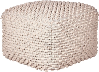 Pouf KINGRI Taupe 50 cm 50 cm