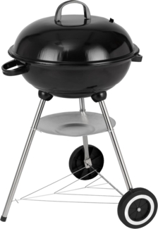 Tepro 'Key West' Holzkohlegrill, Edelstahl Schwarz, 44 x 44 x 72 cm