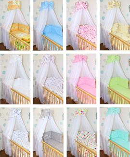 Betthimmel Chiffon Himmel für Baby Bett Deko Himmel Sterne D33