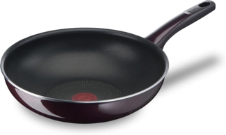Tefal Bratpfanne Resist Intense Wokpfanne 28 cm D52219, Aluminium, Mühelose Reinigung, Antihaftbeschichtung, Thermo-Signal