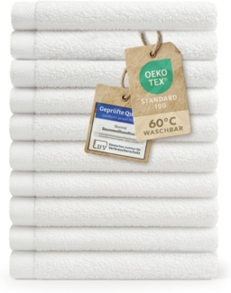 Blumtal Gästehandtücher 30x30cm - weich und saugstark, Frottee (12-St), 12er und 24er Set, 100% Baumwolle