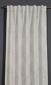 Sehlbach Dekoschal mit Gardinenband natur 135 x 245 cm