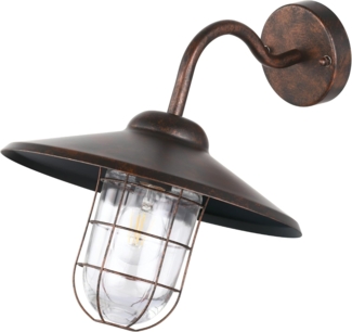 Eglo 94863 Aussenleuchte Wandleuchte 1-flammig E27 KUPFER-ANTIK MELGOA