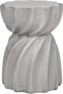 Beistelltisch Beton grau rund ⌀ 35 cm ALGUA