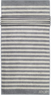 JOOP Handtuch-Serie Classic Stripes | Badetuch 80x200 cm | anthrazit