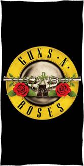 BERONAGE Strandtücher Guns N`Roses Hard-Rock Badetuch 70x140 cm, 100% Baumwolle (1-St), Frottee in Velours-Qualität