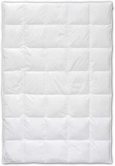 Böhmerwald Exclusiv Daunendecke, allergikergeeignet, 100% Gänsedaunen, Füllgewicht: 920gr., Wärmeklasse: warm, Größe: 155x220 cm, OEKO-TEX ® STANDARD 100