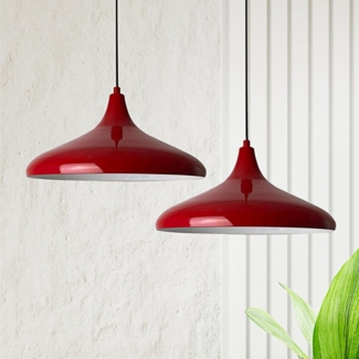 Bamyum Pendelleuchte Bamyum Pendelleuchte, Champion, 2x Metall Lampe Ø 35cm Deckenlampe, ohne Leuchtmittel