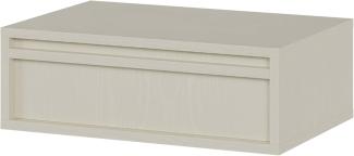 Selsey 'Evo' Nachtkonsole mit Schublade, beige, ca. 17 x 50 x 34 cm