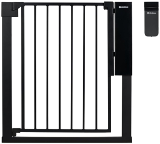 Badabulle Treppenschutzgitter Safe&Pass | Türschutzgitter für Öffnungen zwischen 75 und 81,5 cm | Automatische Entriegelung mit Sensor