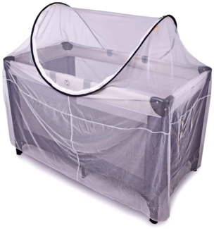 \"DERYAN Campingbett-Moskitonetz 120×60×100 cm Weiß\"