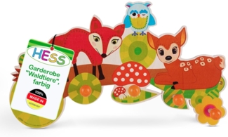 Hess Garderobenleiste 'Waldtiere' 40 cm