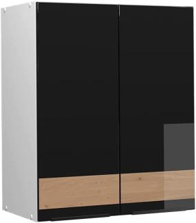 Vicco Hängeschrank Küchenschrank Küchenmöbel Fame-Line Weiß Schwarz Eiche 60 cm modern Hochglanz