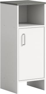 Hochschrank >Los Angeles< in weiß - 33x80x31cm (BxHxT)