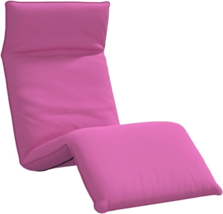 vidaXL Gartenliege Sonnenliege Klappbar Rosa 175 x 54 x 8,5 cm Oxford-Gewebe, 1 St.