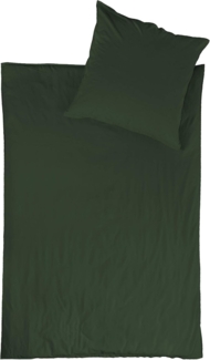 Bettwäsche Lissabon, Renforcé (Bio-Baumwolle), 2 teilig, unifarben, stonewashed und in vielen Farben