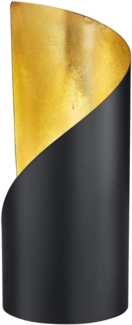 Tischleuchte, FRANK, 1 x E14/25W schwarz/gold