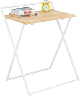 SoBuy Klapptisch FWT88, Kleiner Schreibtisch klappbar Computertisch Arbeitstisch Beistelltisch
