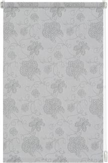 EASYFIX Rollo Dekor Stickerei Silber