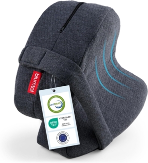 Blumtal Kniekissen Blumtal Kniekissen für Seitenschläfer aus Memory Foam, Memory Foam, anpassbare Höhe, mit Fixiergurt
