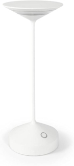 ab+ by Abert Tempo tragbare Tischleuchte weiss