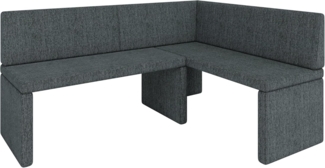 Eckbank Akiko Corner Bench - Eckbankgruppe für Ihrem Esszimmer, Küche modern, Sitzecke, Essecke. Perfekt für Küche, Büro und Rezeption. Solide und Starke Verarbeitung. (INARI 96, 196x142 cm rechts)