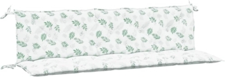 vidaXL Gartenbank-Auflagen 2 Stk. Bluttmuster Oxford-Gewebe 361731