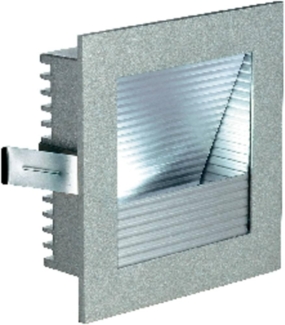 SLV 111292 FRAME CURVE LED Einbauleuchte eckig silbergrau 3000K 60lm